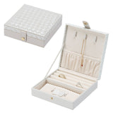 【 🇯🇵日本熱賣 送禮自用 白色日式絲絨迷你便攜首飾盒 首飾箱 簡約首飾收納盒 】