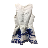 Tailored Embroider Flower Dress