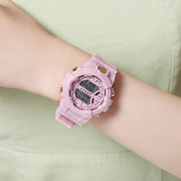 【 日韓暢銷 兒童禮物🎁 首選  粉色系列多功能兒童電子腕錶 】電子錶 電子手錶