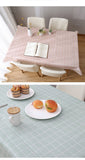 人氣熱賣新款 PEVA 韓國簡約風格免洗長方形枱布 餐桌布  檯布