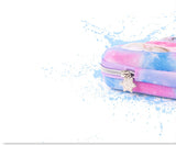 【學生返學必備】人氣熱賣 迪士尼精品 冰雪奇緣ELSA圓邊防水筆袋 / 筆盒