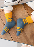 日本暢銷【一套5對】兒童卡通中筒襪童襪襪子 M碼 ( 3-5歲適用 )