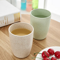 日本熱賣 天然環保小麥秸稈茶杯 / 漱口杯 - 四色可選