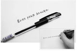 暢銷熱賣 [ 5支裝 ] 0.5mm原子筆 辦公室文具 水性 原子筆 商務筆 - 黑色