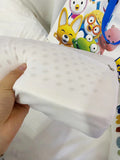 熱賣學生記憶枕【25*44cm】韓國Pororo兒童乳膠枕頭 幼兒寶寶護頸枕頭枕芯 高度6-7cm