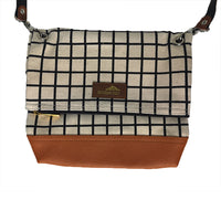 Handmade Canvas Grid Bag