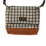 Handmade Canvas Grid Bag
