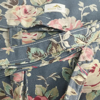 Handmade Flower Print Canvas Bag