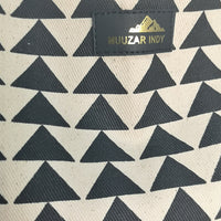 Handmade Rhombus Print Tote Bag