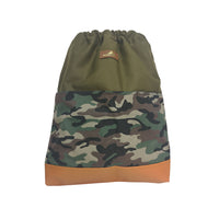 Handmade Canvas Camouflage Backpack