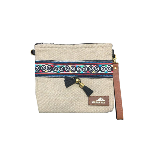 Handmade Canvas Fabric Ethnic Small Bag
