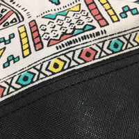 Handmade Canvas with PU Handbag