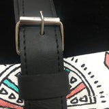 Handmade Canvas with PU Handbag